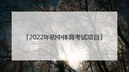 「2022年初中体育考试项目」天津初中体育考试评分标准2022